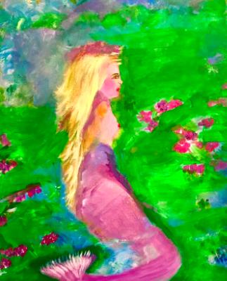 Mermaid Lost in Garden Mermaid Lost in Garden