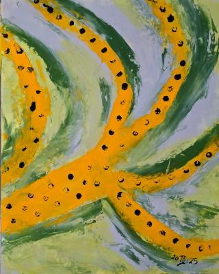 The Yellow Series: #8 The King in Yellow slowly aquires the aspects of a squid The Yellow Series: #8 The King in Yellow slowly aquires the aspects of a squid