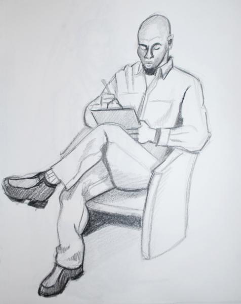 Man in Armchair