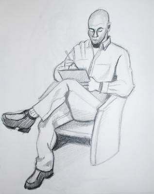 Man in Armchair