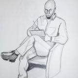 Man in Armchair