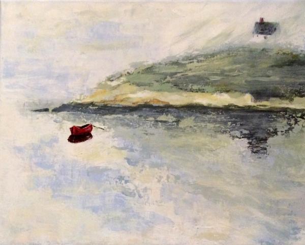The Red Boat at Peggy's Cove