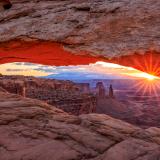 Mesa Arch Sunburst and Bounce Light Glow