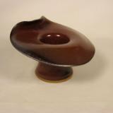 120321.E Flower Vase with Iron Red Glaze