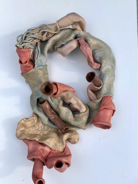 26" tall, Water's Edge, wall sculpture