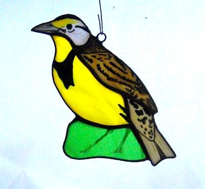 Eastern Meadowlark Suncatcher Eastern Meadowlark Suncatcher