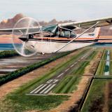 Cessna 182RG over Redcliffe