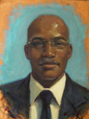 Portrait of Carl 12x16" oil Portrait of Carl 12x16" oil