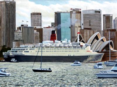 Final Visit of QE2 to Sydney