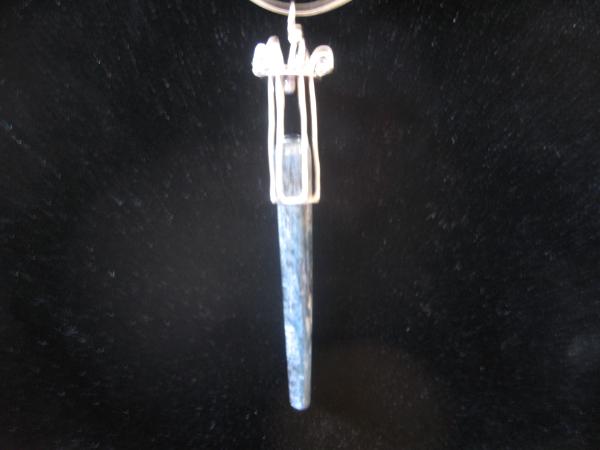 14-007 Sterling and Kyanite Pendant