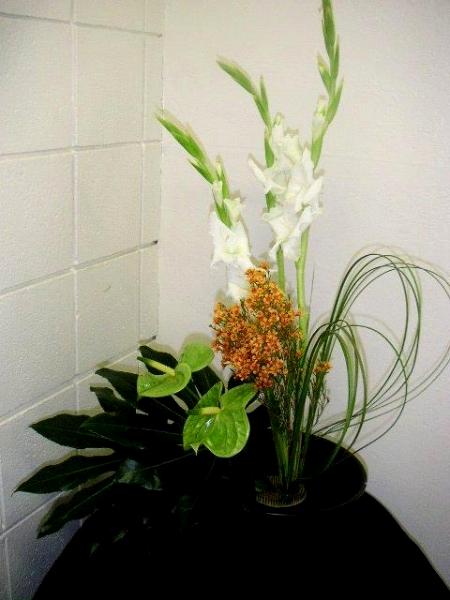 Ikebana arrangement - California Flower Art Academy