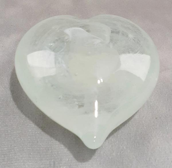 #11242517 Solid Sculpture Glow in the dark heart 1.5''HX3''WX3.25''L $85.00