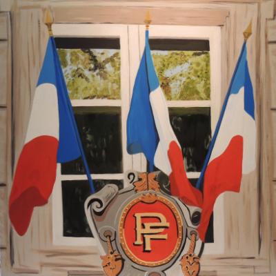 French Flags, Avignon, France