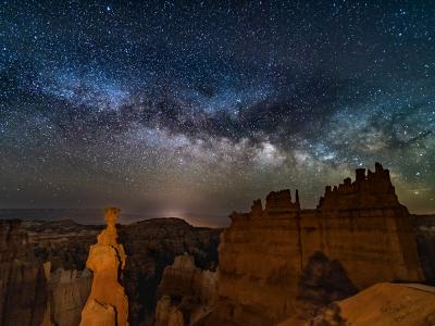 Milky Way Low Over Sunset Point Milky Way Low Over Sunset Point