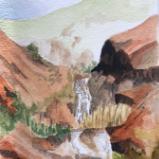Waterfall in Cottonwood Creek, Lagunas (sold)