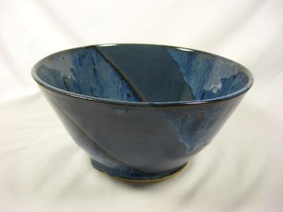 101018.C Diagonal Glazed Bowl