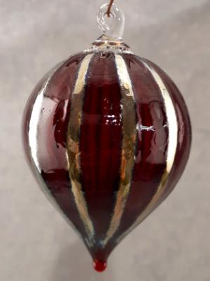 #12152417 Ornament Drk Red 6''LX3.5''W $60.00 #12152417 Ornament Drk Red 6''LX3.5''W $60.00