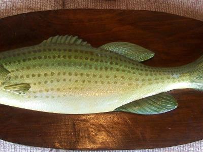 Hand Carved Striped Bass