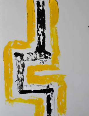 The Yellow Series: #16: The King in Yellow decodes the path taken... and untaken. The Yellow Series: #16: The King in Yellow decodes the path taken... and untaken.