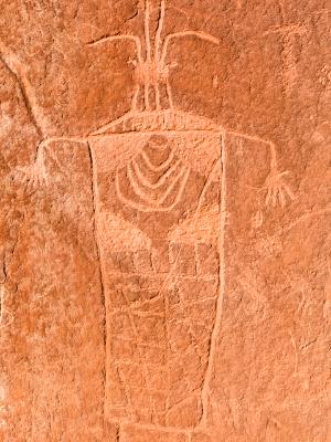 Layers of Petroglyphs on the Escalante River Layers of Petroglyphs on the Escalante River