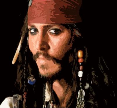 Johnny Depp Captain Jack Pirates of the Caribbean