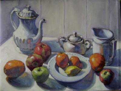 Winter StillLife 18x24" oil sold Winter StillLife 18x24" oil sold