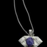 Charoite and Sterling Pendant