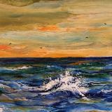 Birds and waves