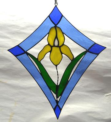 Iris "Kite" Window Art Iris "Kite" Window Art