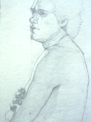 Male Figure Study, Graphite Male Figure Study, Graphite