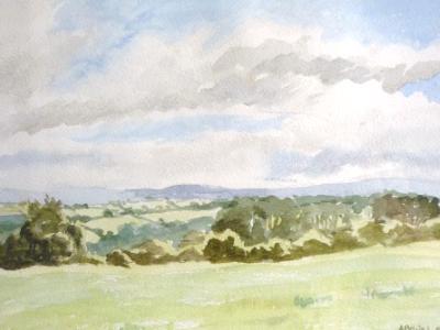 View of Dartmoor from Hittisleigh