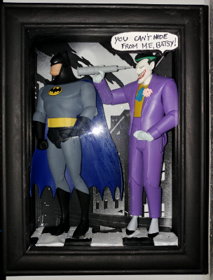 Batman, the Animated Series: I See You, diorama frame, 6x9. 2017 Batman, the Animated Series: I See You, diorama frame, 6x9. 2017