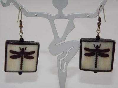 E-43 Dragonfly Earrings