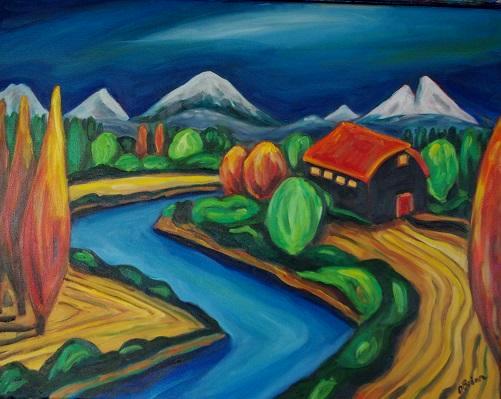 Late Autumn on the River