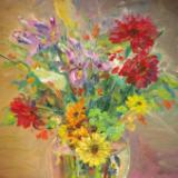 Study Still Life Flowers 2