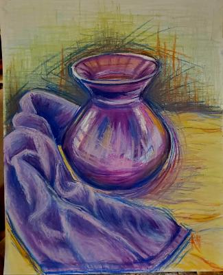 Purple Vase still life 