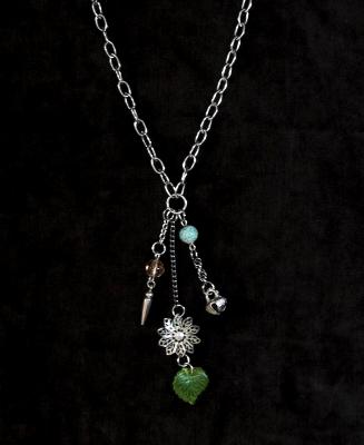 Multi "Charms" Necklace - 22"