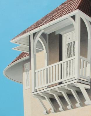 Spanish Porch 24" x 30" Spanish Porch 24" x 30"