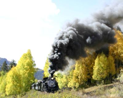 Aspens on the C&TSRR C 402 Aspens on the C&TSRR C 402