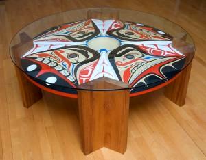 Dancing Killerwhales Coffee Table