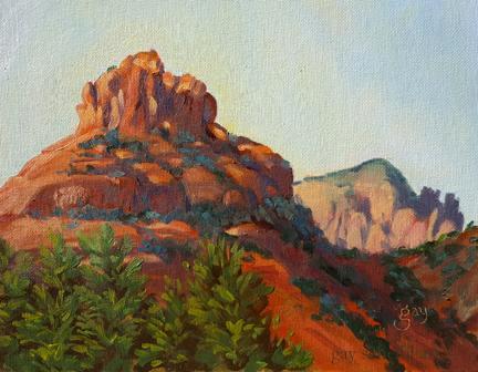 Evening at Bell Rock