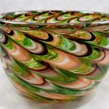 #10262628 Bowl  feather twist design 4.25''HX6.5''W $125.00