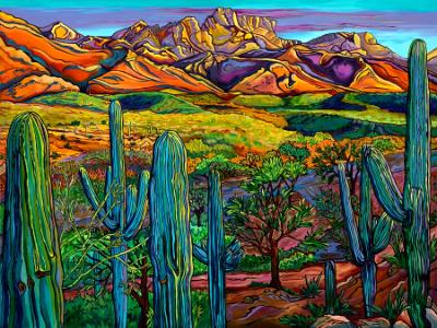 Our Desert Guardians - 36x48 SOLD