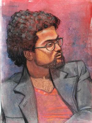 Gameli, Pastel Portrait Gameli, Pastel Portrait