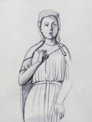 Chartre, Exterior Statue Chartre, Exterior Statue