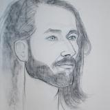 Will, Charcoal Portrait