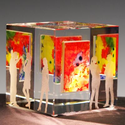 AT THE VERNISSAGE Paperweight