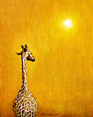 Giraffe Looking Back