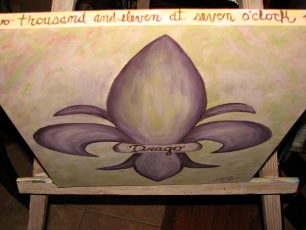 Drago Fleur de Lis (wedding gift)