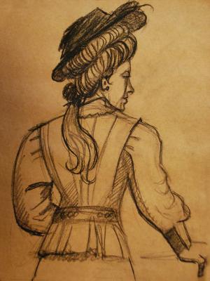 Aja in an Edwardian Jacket Aja in an Edwardian Jacket